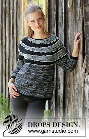 See more ideas about knitting patterns, knitting, free knitting. Fading Circles Drops 195 3 Free Knitting Patterns By Drops Design
