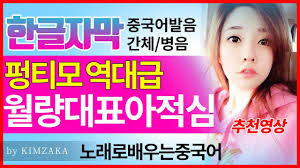 한글자막 등려군 월량대표아적심 펑티모 한국어 가사 해석 月亮代表我的心 邓丽君 Fengtimo 중국노래 Yue Liang Dai 邓丽君