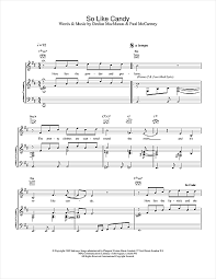 Elvis Costello So Like Candy Sheet Music Pdf Notes Chords Rock Score Piano Vocal Guitar Right Hand Melody Download Printable Sku 13725