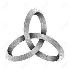 Science tattoo 3d tattoo geek tattoo scientific tattoo tattoo designs country tattoos mobius strip tattoo mobius mobius strip. Stippled Knot Triquetra Ancient Celtic Trinity Symbol Made Of Mobius Strip Vector Textured Illustration Isolated On White Background Royalty Free Cliparts Vectors And Stock Illustration Image 116598203