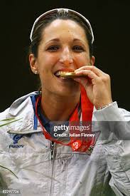 Bronze medalist Christine Brinker of Germany competes in the Women's...  News Photo