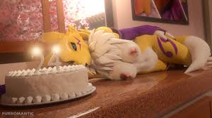Rule34 - If it exists, there is porn of it  furromantic, digimon  (species), renamon  3962119