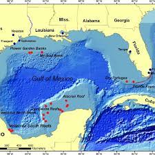 Of commerce national oceanic and atmospheric administration 9 Locations Of Coral Reefs Of The Gulf Of Mexico Download Scientific Diagram
