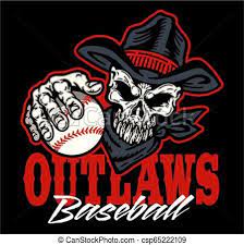 Free Free Outlaws Baseball Svg 370 SVG PNG EPS DXF File