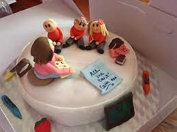 Bid farewell or goodbye with a cake or a cupcake, put a smile on the person's face, order farewell cakes and cupcakes in and around mumbai call +91 8454004444 farwell party ideas farewell. Thank You Farewell Teacher Cake Cake By Cakesdecor