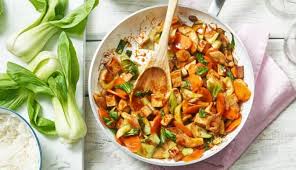 Aus Der Pfanne Pak Choi Tofu Teriyaki Maggi De Tofu Teriyaki Leckere Vegane Rezepte