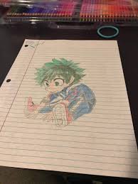 Here's where you can download the deku coloring page & step by step instructions. Chibi Deku My Hero Academia Amino