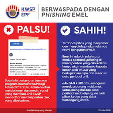 Jemput baca pengeluaran kwsp untuk pengajian ini. Berwaspadalah Dengan Emel Kumpulan Wang Simpanan Pekerja Facebook