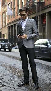 Currently i have four sport coats that i alternate back and forth between black and gray pants for a little variety. Grey Blazer With Black Dress Pants Outfits For Men 119 Ideas Outfits Lookastic