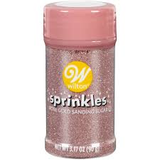 This item has had a high sales volume over the past 6 months. Rose Gold Sanding Sugar Sprinkles 3 17 Oz Wilton