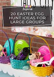 But why not add a twist this year for adults to have fun along with kids. 20 Easter Egg Hunt Ideas For Large Groups Totally Inspired Easter Egg Hunt Cool Easter Eggs Easter Eggs