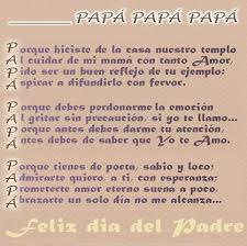 Una Poesia A Mi Papa Por Su Dia Del Padre Frases Hoy