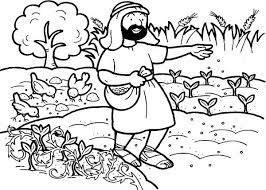 You must give a link to this page and indicate the author's name and the license. Seed That Falling Into Good Soil In Parable Of The Sower Coloring Page Color Luna