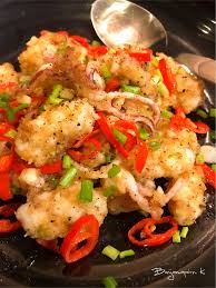 ปลาหม กผ ดพร กเกล อ อาหารไทย