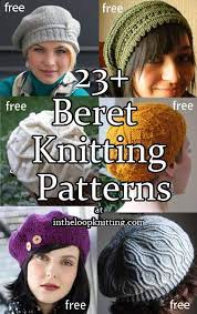 Holiday crafts, kids crafts, crochet, knitting, dolls, rubber stamps and much more! Beret Knitting Patterns In The Loop Knitting Knitting Patterns Free Hats Knitting Knitted Hats