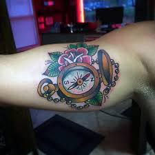 Years ago, sailors have themselves inked with a compass tattoo because it symbolizes guidance and direction. 40 Traditional Compass Tattoo Designs For Men Old School Ideas