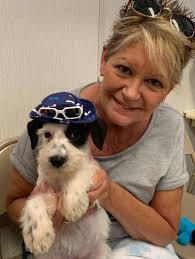 Throw Back Thursday to our sweet Harley! That's the 1st day we met and 2  weeks later we were RVing.