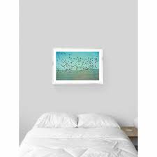 Das video zeigt schlafzimmer türkis. Vogelposter In Turkis Und Grun Ganse Im Flug