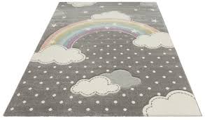 Dicker, hochwertiger, gewebter teppich mit fransen, gebraucht. Kinderteppich Regenbogen Luttenhutt Rechteckig Hohe 13 Mm Hoch Tief Struktur Online Kaufen Otto