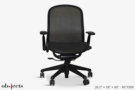 Chair Desk Black Mesh Round Back Ob Jects