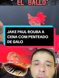 JAKE PAUL , APARECE COM OENTEADO DE GALO E ROUBA A CENA NO TREINO ABERTO .  #sports #oss #martialarts #mma #ufc #boxing