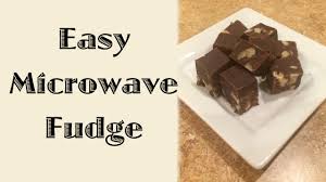 I started making this fudge in college because it was quick and easy. Easy Microwave Fudge Youtube