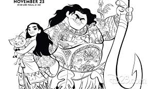By best coloring pagesapril 19th 2017. You Ll Love These Printable Moana Coloring Pages D23