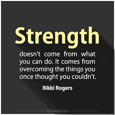 Motivational Quotes Strength Doesn T Come From What You Can Do Strength Doesn T Come From What You Can Do It Comes From Overcoming The Things You Once Thought You Motivational Quotes For Life Go For It Quotes Life Quotes