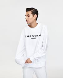 This logo concept is based on the twist of heritage that zara was created from, its spanish routes. Image 2 Of Embroidered Logo Sweatshirt From Zara Sweatshirts Graphic Sweatshirt Embroidered