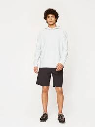 Black And White Shorts Outfit Men Minimalist Men Black Shorts Minimalist Men White Hoodie Minimalist Men Style Minimalist Sportswear For Men Minim Minimalist Men Mens Sportswear Fashion