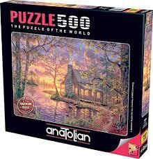 Get it as soon as mon, aug 23. Amazon Com Anatolian Puzzle Hiding Place 500 Pieces Jigsaw Puzzle 3608 Toys Games