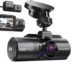 In addition to the touch screen, the dashcam can be controlled via alexa or by the app on your smartphone. Amazon Com Vantrue N4 3 Channel 4k Dash Cam 4k 1080p Front And Rear 4k 1080p Front And Inside 1440p 1080p 1080p Three Way Triple Car Camera Ir Night Vision 24 Hour Parking Mode Capacitor Support 256gb