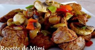 Cubes De Filet De Porc Marines Un Sachet De Soupe A L Oignon Et Un Peu