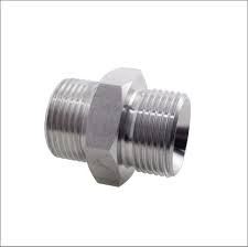 HEXAGON NIPPLE BSPP 316 STAINLESS STEEL Hydraulic Fitting ...
