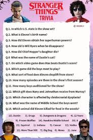 50 Stranger Things Trivia Questions Answers Meebily Stranger Things Quiz Stranger Things Trivia Stranger Things Halloween