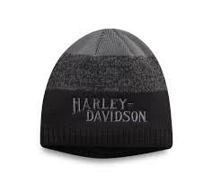 Harley Davidson Men S Space Dye Knit Hat Grey In 2021 Knitted Hats Harley Davidson Men Harley Davidson