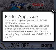 This card can be used over and over all winter long saving the customer's money this season. The Ride Ski Card Home Facebook