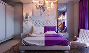 Often associated with royalty due to its expensive and on the blush layered bed a harlequin throw exhibits a modern take on patchwork quilting. Purple Bedroom Colours Walls And Ideas Design Cafe