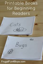 Free Printable Books For Beginning Readers Level 1 Easy Frugal Fun For Boys And Girls Books For Beginning Readers Preschool Reading Homeschool Reading