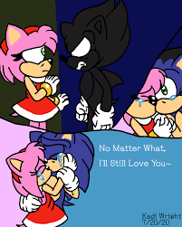 I turn around and see a blue hedgehog. Kadi Wright On Twitter Decided I Do A Romance Sad Uplifting Comic Between Sonamy Sonic Amy Comic For The Two Of Them That Loves Conquers All No Matter What Qwq Sonamy Sonicthehedgehog Sonicart Amyrose Love Romance