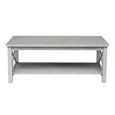 This solid teak wood grey wash coffee table has a rustic appearance that will give any room a stylish upgrade. Hampton Coffee Table Washed Gray Taupe