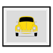 Image result for Yellow 1950 Beetle