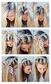 Make A Half Up Side French Braid Hair Styles Long Hair Styles Medium Hair Styles