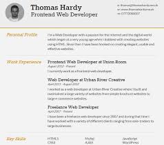 25 Free Html Resume Templates For Your Successful Online Job Application The Jotform Blog
