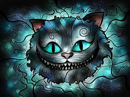 Tim Burton S Cheshire Cat Stained Glass Style Digital Painting Pintura De Gato Vidrieras Disney Cruces Pintadas