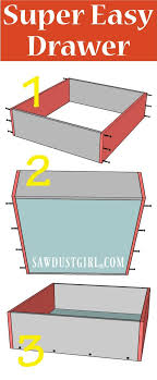 No other kitchen feature has a much impact on the look and function of a modern kitchen. How To Build A Cabinet Drawer The Easiest Way Possible Sawdust Girl