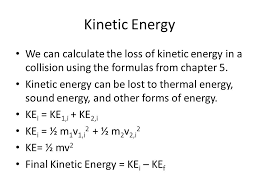 If the two objects stick together after a perfectly inelastic collision, what is the. 6 3 Elastic And Inelastic Collisions Objectives Identify Different Types Of Collisions Determine The Decrease In Kinetic Energy During Perfectly Inelastic Ppt Download