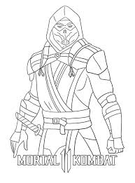 You may also furnish details as your child gets. Scorpion Mortal Kombat 2 Coloring Page Free Printable Coloring Pages For Kids