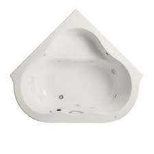 They are a popular choice for customers with small bathrooms that require compact bathtubs to maximize space. American Standard Everclean 77 In Acrylic Corner Drop In Whirlpool Bathtub In White 6060lce 020 The Home Depot Whirlpool Tub Whirlpool Bathtub Jetted Bath Tubs