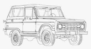 Free printable ford car coloring pages for kids. Svg Library Dopravn Prost Edky Omalov Nka Omalovnka 1973 Ford Bronco Coloring Pages Hd Png Download Kindpng